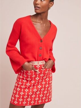 Anthropologie Maeve Quant Mini Skirt XSP